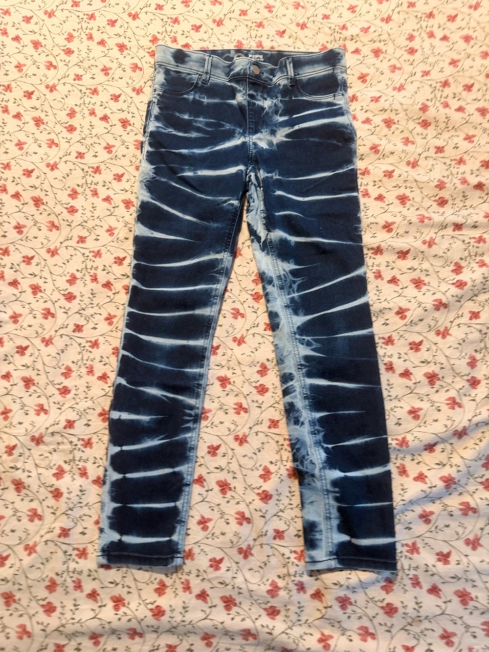 wonder nation Blue Tie-Dye Skinny Jeans